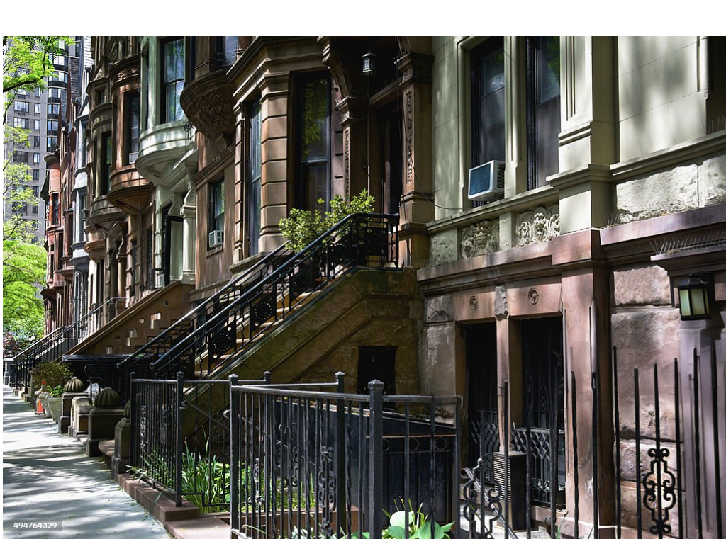 NYC brownstones